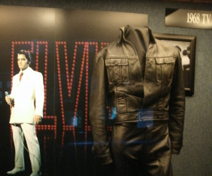 Elvis Presley Leather Jacket - XL Slim